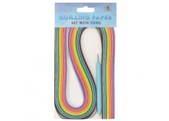 папір для квілінгу 520х5мм., 150 аркушів, 15 кольорів  230004