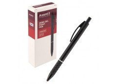 ручка Axent Prestige кульк. автом. металева синя, чорний корпус  АВ1086-01-02-А ...