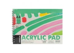альбом Art Rangers для ескізів Acrylic Pad А4/20арк., 230гр./м2, на спіралі  102...