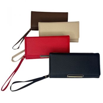 гаманець жіночий PU 19,5х10см. з ручкою  011  (12/120)