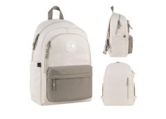 рюкзак GoPack Education Teens 43х28х13см. бежевий/коричневий  GO26-141L-1  (10)
