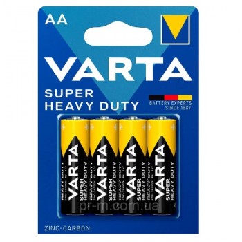 батарейка Varta R 6  Super Heavy Duty  1x4 на бліст.  (48/240)