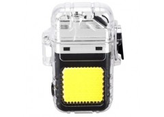 ліхтарик Multifunctional, Li-Ion акумулятор, запальничка, ЗП Type-C  C01-A-COB