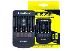 зарядний пристрій LiitoKala для 4 акумуляторів АА/ААА  Lii-NL4