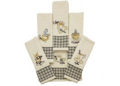 рушник кухонний вафельний 66х42см.  СНТ47  (12/720)