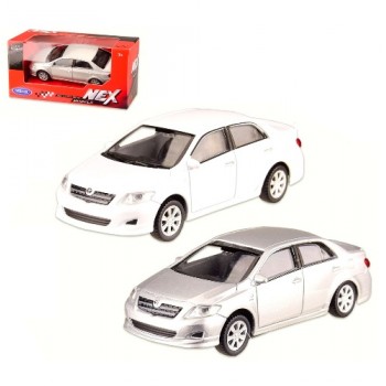 машина Welly мет. Toyota Corolla 10х4х3,5см., 1:43, в кор. 13х6х5,5см.  44015CW  (24/72)