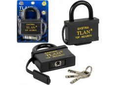 замок навісний 70мм. з гумовою кришкою  TLAN-70/124164  (72)