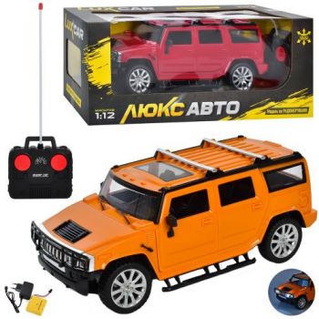 машина р/к 32см., 1:12. акум., USB, гум. кол., світло, в кор. 46х18х18см.  М 4911  (9)