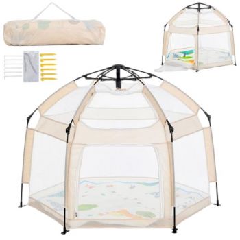 намет 146х127х110см., вхід-застібка-блискавка, стіни-сітки, килимок, в сумці 78х21х18см. MR 1512 (1)