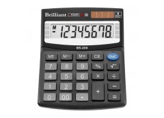 калькулятор Brilliant BS-208 настільний 10х12,5х1,5см.  (50/100)
