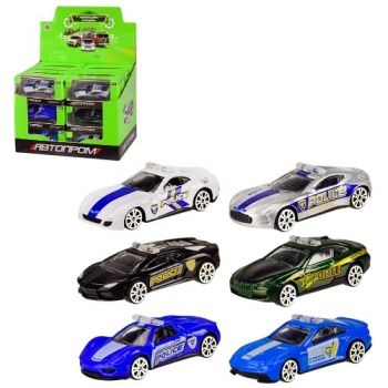 машинка Автопром мет. 1:64 в кор., 24шт. в диспл. 21,5х17х16,5см.  7520Р  (192)