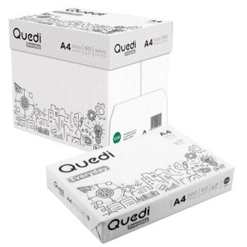 папір офісний А4/80гр./500арк. Quedi Everyday (клас B-)  (5/300)
