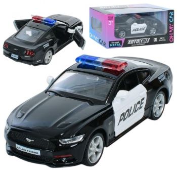 машинка Автосвіт Ford Mustang мет. інерц. 12см., відч. дв.,гум. кол. в кор. 15,5х7х7см. AS-3136 (48)