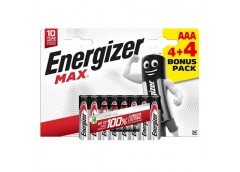 батарейка Energizer Max LR 03  4+4 бліст.  (8/96)
