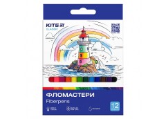 фломастери Kite Classic 12кол.  К-447  (24/192)