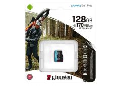 карта пам`яті Kingston micro SDXC 128Gb  Canvas Go Plus Class 10 A2 V30 (R-170MB...