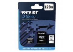 карта пам`яті Patriot LX Series micro SDHC 128Gb Class10  UHS-I + адаптер