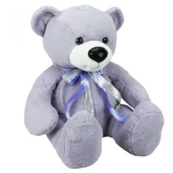 м`яка іграшка Копиця Ведмедик Teddy Luxury purple 50см.  00383-31