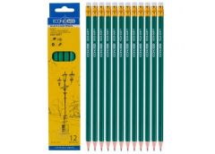 олівець чорнографітний Economix Eco Soft гнучкий з гумкою  E11317  (12/144/2880)...