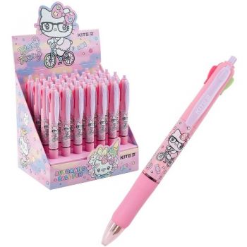 ручка Kite кульк. автом. чотириколірна 0,5мм.  HK23-067  (28/840)