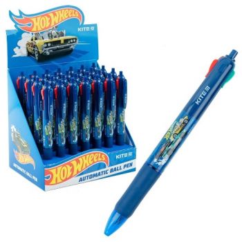 ручка Kite кульк. автом. чотириколірна 0,5мм.  HW23-067  (28/840)