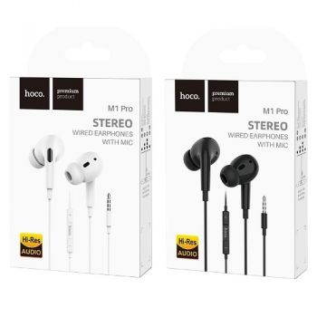 навушники Hoco Pro Original series earphones з мікрофоном  M1