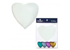 кулька фольгована Pelican Серце біле 18