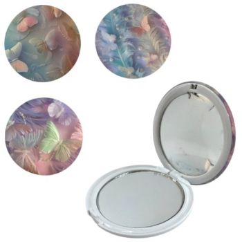 дзеркальце складане двостороннє 7,5см.  А500-607  (60/480)