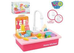 кухня мийка 39,5х24,5х34см. (ллється вода), посуд, продукти, на бат. в кор. 40х2...