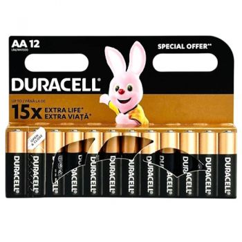 батарейка Duracell LR 6  1x12 бліст. (12/144)