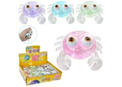 іграшка антистрес краб 8см., гліттер, в кул., 12шт. в диспл. 26х6,5х20см.  MS 37...