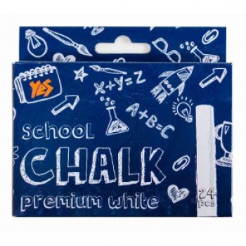 крейда біла YES  24шт. кругла  400153  (12/144)