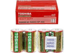батарейка Toshiba R20 червона  1x2 кор. (24/288)