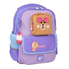 рюкзак YES шкільний S-104/559836 "Line Friends Pretty Choco" 36х26х13см.