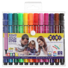 фломастери Zibi Jumbo 12кол. Baby Line  ZB.2807  (12/144)