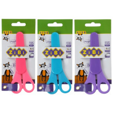 ножиці Zibi дитячі 135мм. з лінійкою в чохлі на бліст.  ZB.5004  (24/288)