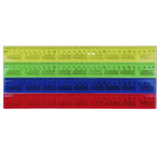 лінійка J.Otten 16498-30 кольорова 30см. з таблицею множення  (48/1440)