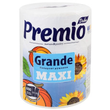 рушник паперовий Диво Premio Grande Maxi двошаровий білий 600арк.