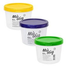 ємність кругла 0,5л. Народний продукт   68  (60)