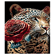 картина за номер. Strateg 30х40см. "Романтичний гепард"  LY28