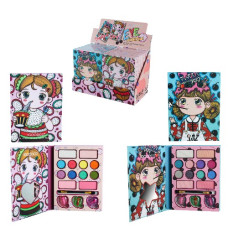 косметика палетка тіней, пензлик, в кор. 12,5х16,5х2см.  LK5129  (12/192)