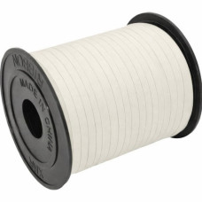 стрічка для повітряних кульок, подарунків та квітів біла 5мм./300 ярдів  3302-0176