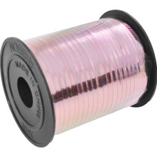 стрічка для повітряних кульок, подарунків та квітів металізована рожеве золото 250 ярдів  3302-0235