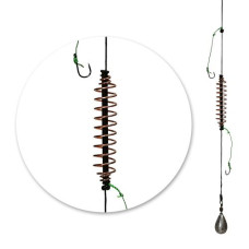 монтаж короповий 2 гачка 25гр.  ЛК-64  (100)
