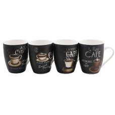 кухоль порцеляновий 350мл. Кава mix тех. упак.  A47D-350