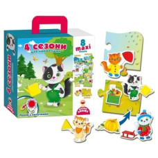 пазл з липучками "4 сезони" для найменших Vladi Toys  VT2907-04