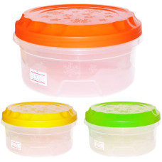 банка з кришкою для сипучих продуктів "Кристал" 0,6л.  БП-018