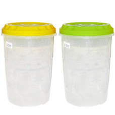 банка з кришкою для сипучих продуктів "Кристал" 1,6л.  БП-032  (20)