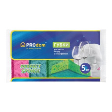 губка кухонна Prodom Perfect Sponge пориста набір 5шт.  10034  (80)