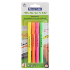 набір текст-маркерів Centropen 8722/04  4кол. на бліст.  (10/100)